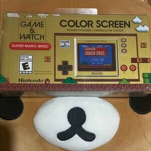 Nintendo Game & Watch Super Mario Bros. Gold and Red